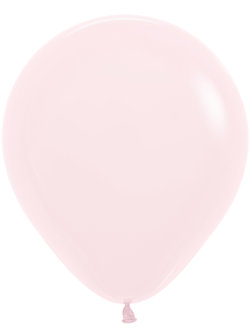 Sempertex Pastel Roze Latex Ballonnen 45cm 25st Pastel Matte Pink