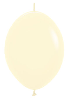 Sempertex Pastel Geel Link-O-Loon Latex Ballonnen 30cm 50st Pastel Matte Yellow