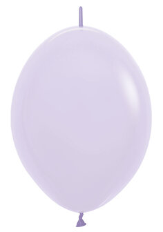 Sempertex Pastel Lila Link-O-Loon Latex Ballonnen 30cm 50st Pastel Matte Lilac