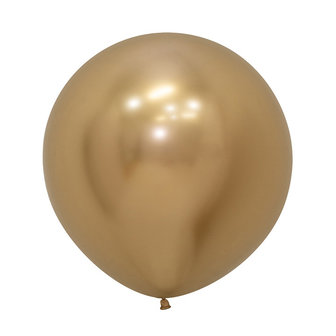 Sempertex Reflex Goud Latex Ballonnen 60cm 3st Reflex Gold