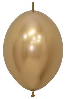 Sempertex Reflex Goud Link-O-Loon Latex Ballonnen 30cm 50st Reflex Gold