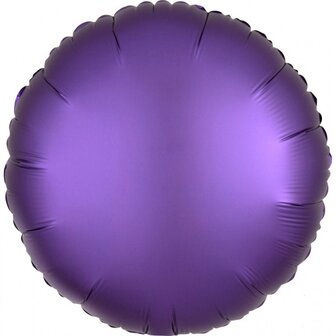Paars Luxe Satijn Folie Ballon 43cm