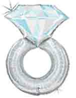 Platinum Zilveren Ring MiniVorm Folie Ballon 35cm