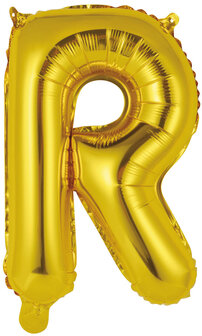 Goud Letter &#039;R&#039; Folie Ballon 40cm