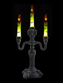 Skelet Kandelaar met Licht Tafeldecoratie