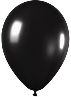 Bellatex Standaard Zwart Latex Ballonnen 15cm 100st