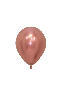 Sempertex Reflex RoseGold Latex Ballonnen 12cm 50st Reflex Rosegold