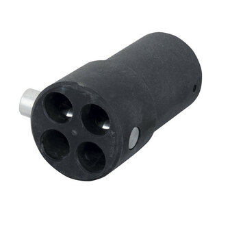 Wentex Zwart 4-Way Connector Vervanger 50.8mm