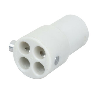 Wentex Wit 4-Way Connector Vervanger 50.8mm