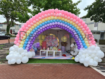 Ballonnenboog Special Regenboog op Wolken