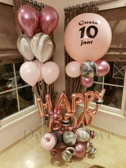 Sweet Happy Birthday Collage Luxe Ballondecoratie