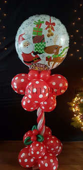 Ballonnenpilaar Luxe Mini Kerst