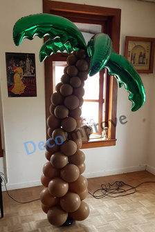 Ballonnenpilaar Deluxe Palmboom