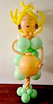 Gender Reveal Mama Blank Ballonnenpilaar Ballondecoratie 