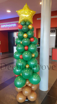 Kerstboom Ballonnenpilaar 