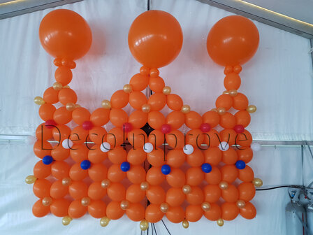 Kroon 2D Ballonnenwand