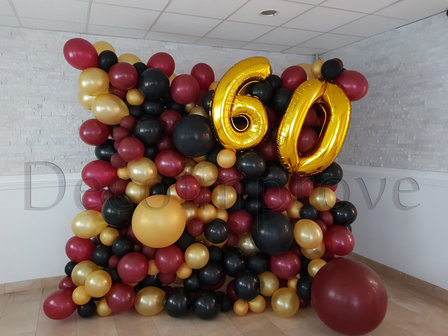 Organic Chique 60 jaar Ballonnenwand 2x2.5m