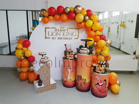 Afrika Organic Slinger Ballondecoratie per Meter