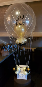 Chique Gouden met Persoonlijke Bedrukking Luchtballon