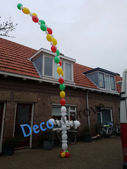 Rozenkrans Ketting met Kruis Ballondecoratie