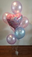 Happy Birthday Princess Helium Ballonnen Boeket