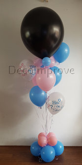 Gender Reveal Helium Tros Ballonnen Boeket