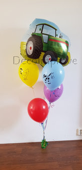 Traktor Helium Tros Ballonnenboeket