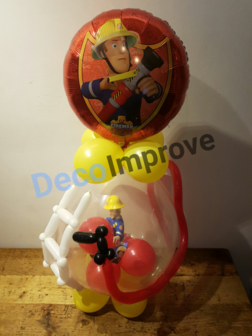 Brandweerman Sam Cadeauballon Stufer Ballon