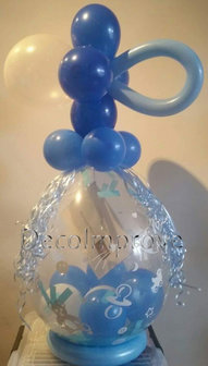 Blauw Jongen Cadeauballon Stuffer Ballon