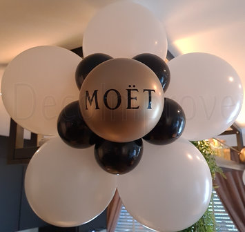 Bloem Rozet met 5 Bloembladen Medium Mo&euml;t Chandon