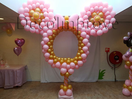 Minnie Mouse Foto Frame Ballondecoratie 350cm