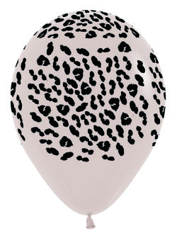 White Sand Dierenprint Cheeta Latex Ballonnen 30cm 25st