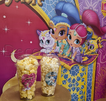 Popcornbeker Gepersonaliseerd &quot;Shimmer and Shine&quot;