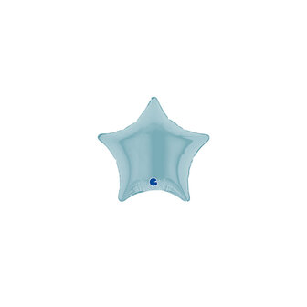 Grabo Pastel Blauw Ster Folie Ballon 10cm