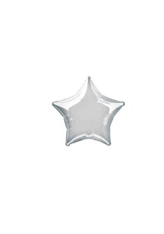 Grabo Zilver Ster Folie Ballon 10cm