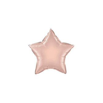 Anagram Rosegold Ster Folie Ballon 23cm