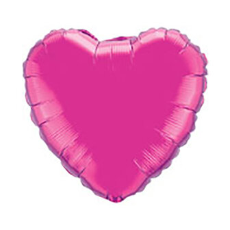 Anagram Fuchsia Hart Folie Ballon 45cm