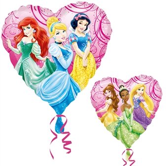 Anagram Disney Prinsessen Hart Folie Ballon 45cm