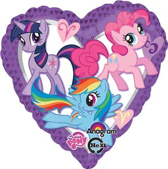 Anagram My Little Pony Hart Folie Ballon 45cm