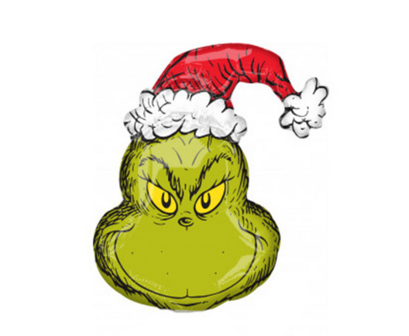 Anagram De Grinch MiniVorm Folie Ballon 35cm