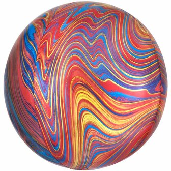 Anagram Kleurrijk Marblez Orbz Folie Ballon 40cm