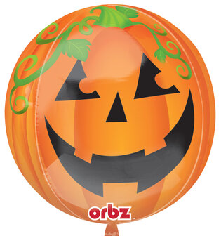 Anagram Jack-O-Lantern Orbz Folie Ballon 40cm