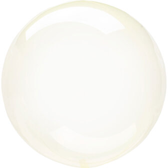 Anagram Geel Clearz Kristal Helder Orbz Ballon 45cm