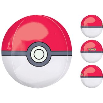 Anagram Pokemon Pokeball Orbz Ballon 40cm