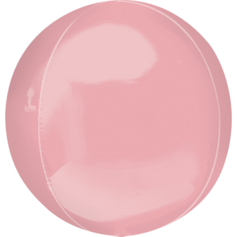 Anagram Pastel Roze Orbz Folie Ballon 40cm Pastel Pink