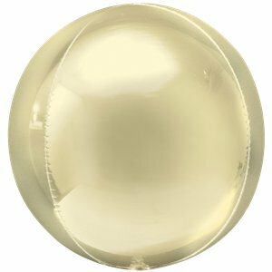 Anagram Pastel Geel Orbz Folie Ballon 40cm Pastel Yellow