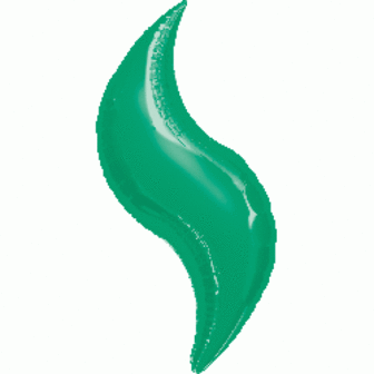 Anagram Groen Curve Folie Ballon 91cm