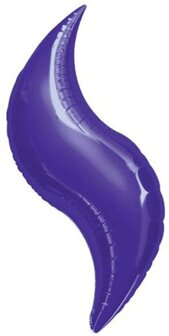 Anagram Paars Curve Folie Ballon 91cm