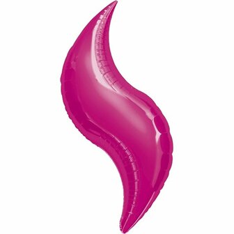 Anagram Fuchsia Curve Folie Ballon 106cm