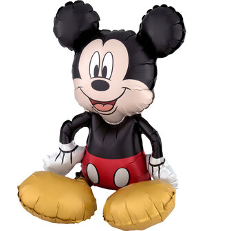Anagram Mickey Mouse Zittend Folie Ballon 48cm